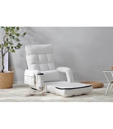 Amazon｜Cacoltr リクライニング リクライニングチェア 座椅子 肘付き