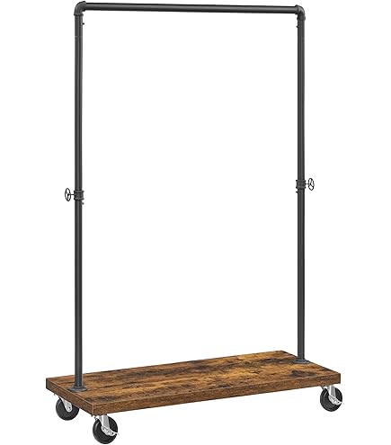 Amazon｜W STANDARD インダストリアル アイアンハンガーラック