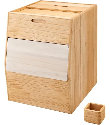 Amazon｜ホクリク総業(Hoxo)桐の逸品シリーズ「桐子モダン」 米びつ