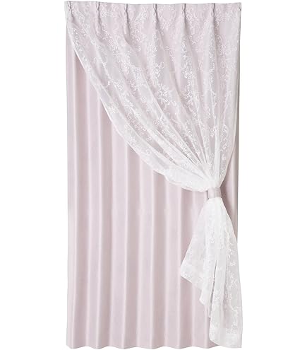 Amazon｜Francfranc フランフラン ラメ×リマニフィ ダブルカーテン