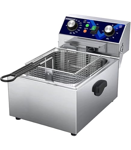 Amazon.co.jp: ダイシン商事 電気フライヤー FL-DS4 4L 一槽式 ミニ