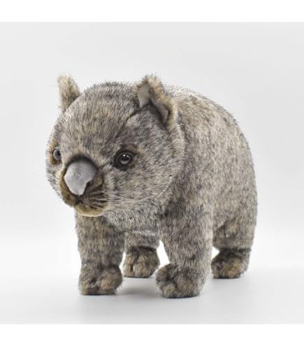 Amazon.co.jp: FRANKIEZHOU 本物そっくりのウォンバット ぬいぐるみ