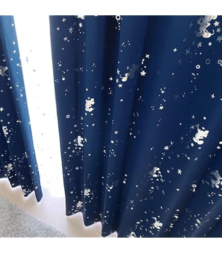 Amazon｜ディズニー カーテン〈100×200 2枚〉イッツアスモールワールド