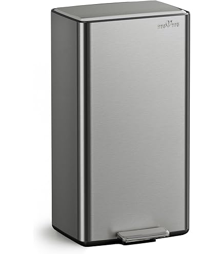 Amazon｜Mbillion ゴミ箱 おしゃれ ふた付き ステンレス 40リットル