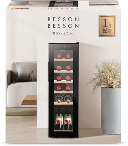 Amazon.co.jp: ベッソン ワインセラー (18本収納 ＋ワイングラスラック