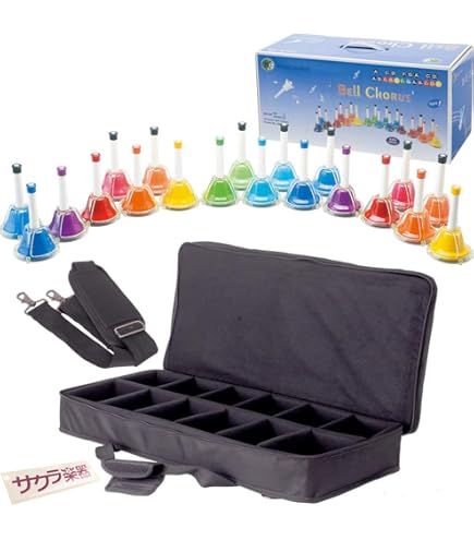 Amazon | ウチダ ミュージックベル(ハンドベル) ゴールド27音 MB-GN