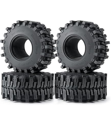 Amazon.co.jp: Chanmoo 2.2 RCクローラータイヤ ソフトラバー 泥雪