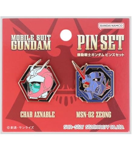 Amazon | 機動戦士ガンダム[ピンバッジ]ピンズセット/シャア＆シャア