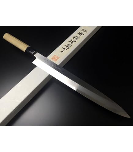 Amazon | 有次 包丁 柳刃 本焼 純日本鋼 240mm 日本製 白鋼2 築地