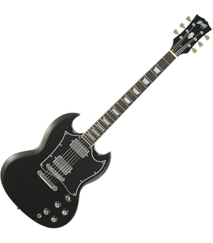 Amazon | Blitz ブリッツ エレキギター SGタイプ ワインレッド ソフト