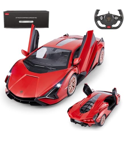 Amazon.co.jp: RASTAR ラジコンカー ランボルギーニ シアン FKP 37 1
