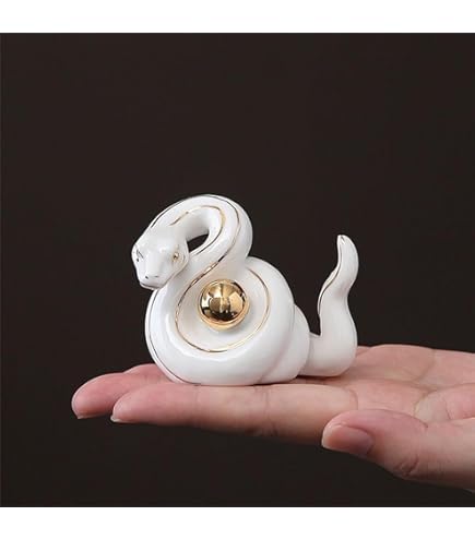 Amazon.co.jp: 大 白蛇石 (日本産) P＜ 縁起物 開運グッズ 幸運の置物