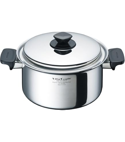 Amazon｜ビタクラフト 両手鍋 深型 ウルトラカパー 4.0L 9025｜両手鍋