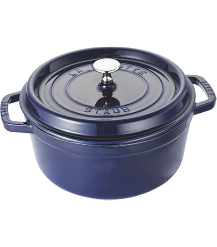 Amazon.co.jp: staub ピコ・ココット ラウンド 24cm シナモン IH 対応
