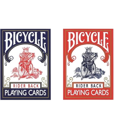 Amazon.co.jp: バイスクルマジックカード ダブルバック 赤/青 PCM01