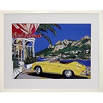 Amazon.co.jp: 鈴木英人◇【ローズレッドロードスター】◇アート