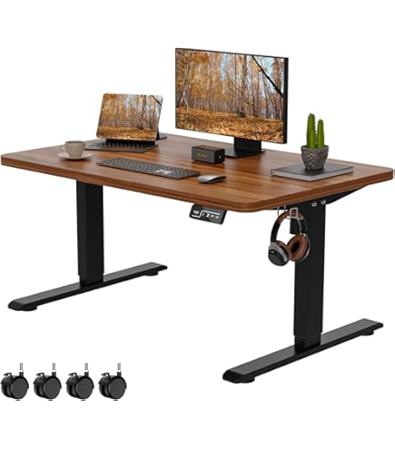 Amazon | FLEXISPOT ローテーブル T3 昇降式デスク 電動 高さ調節 47.5
