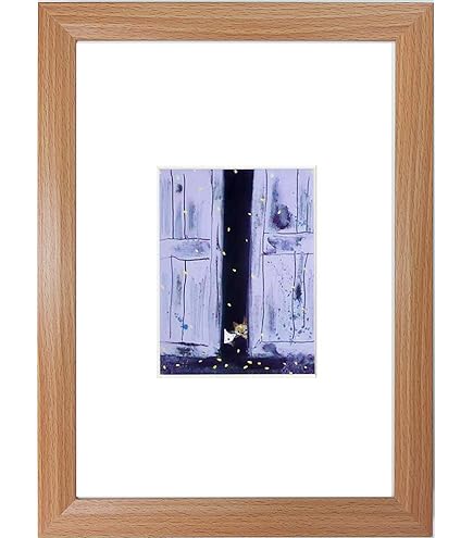 Amazon.co.jp: ◇渡辺あきお◇【ねこのフェアリー】アートプリント◇額