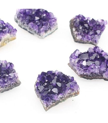 Amazon.co.jp: 紫水晶 アメジスト 原石 双子 マッシュルーム きのこ