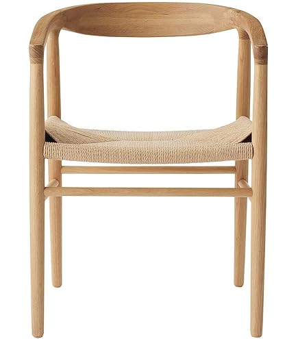 Amazon.co.jp: 無印良品 オーク材ダイニングアームチェア R幅56.5×奥行