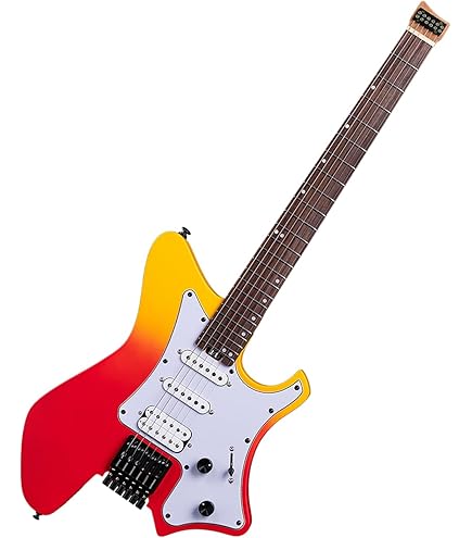 Amazon | グローテ ヘッドレス6弦エレキギター マホガニーボディ