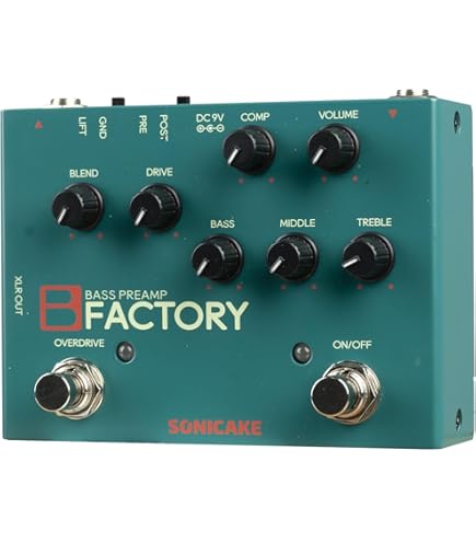 Amazon | NUX MLD Bass Preamp + DI NBP-5 ベース用プリアンプ D.I.