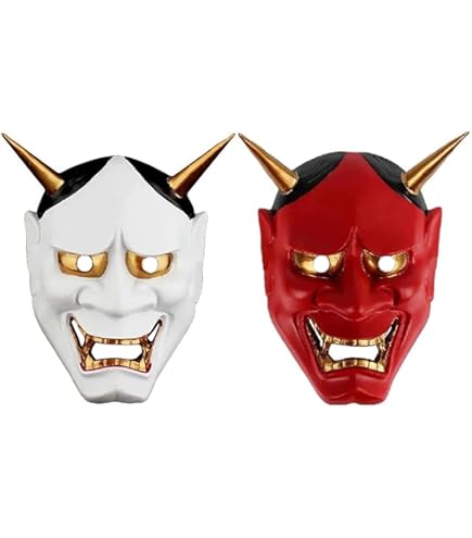 Amazon.co.jp: ZOYUBS 般若 お面 般若の御面 お面 はんにゃ 鬼のお面