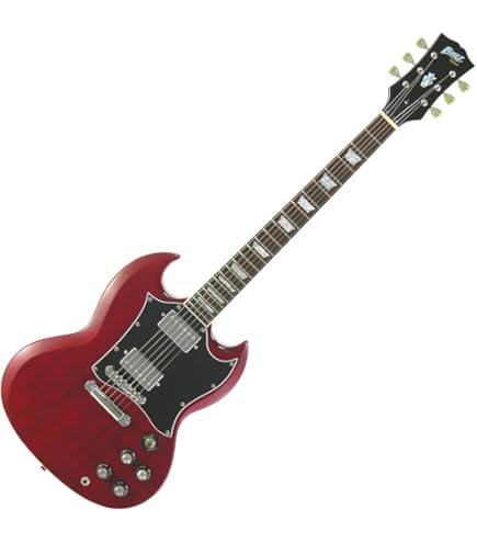 Amazon | Blitz ブリッツ エレキギター SGタイプ ホワイト ソフト