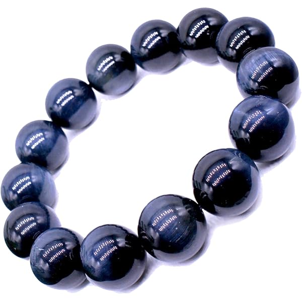 Amazon.co.jp: [石輝] ライトブルータイガーアイ 16mm 数珠