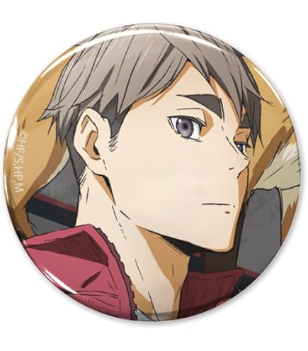 Amazon.co.jp: 【公式】コスパ ハイキュー!! 宮侑 65mm缶バッジ Ver