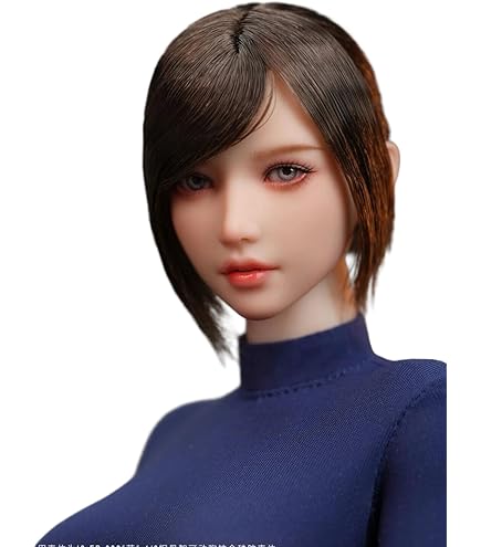 Amazon | 1/6 女性アクションフィギュア用ヘッド 眼球可動 i8TOYS a
