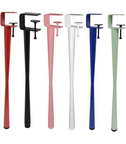 Amazon.co.jp: 金属製家具の脚、F型 調節可能なテーブルクランプ脚