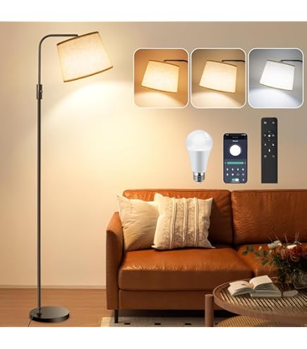 Amazon | yamagiwa MAYUHANA フロアスタンド E26口金 ホワイトボール