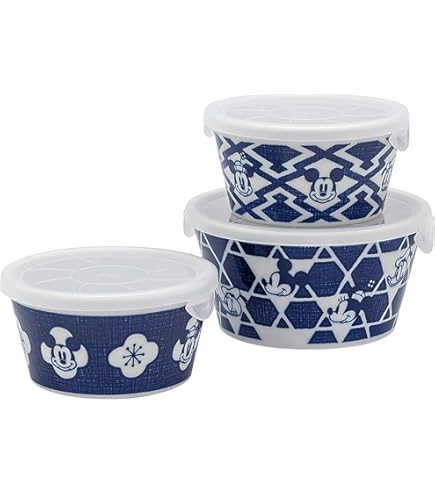 Amazon｜ディズニー ミッキーマウス 保存容器 レンジパック
