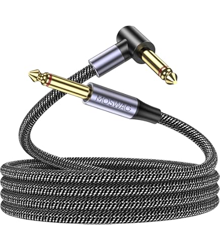 Amazon.co.jp: ギターシールド SL型 長さ1m/3m/5m ギターケーブル 6.35