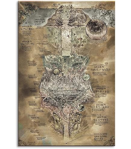 Amazon.co.jp: アートパネル メイドインアビスマップポスターと