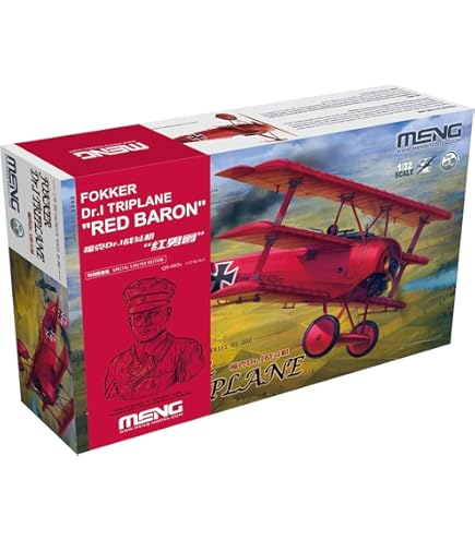 Amazon | モンモデル 1/32 WWI ドイツ軍 三葉戦闘機 フォッカー Dr.1