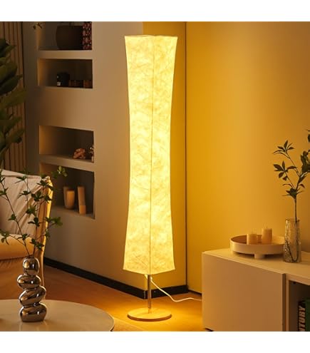 Amazon | 美濃和紙製 モダンインテリア照明 ペーパースタンド型ライト