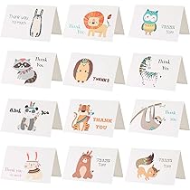 Amazon | YOVOY メッセージカード ありがとう 感謝カード 24枚入り