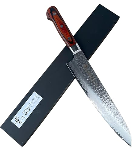 Amazon | 堺孝行 V金10号ダマスカス33層鎚目 ペティ120 | 堺孝行