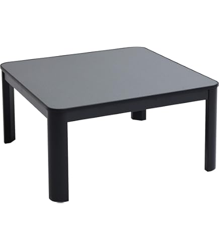 Amazon.co.jp: [山善] 家具調 こたつ テーブル 80cm 正方形 一人暮らし