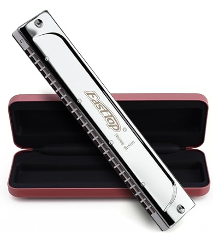 Amazon.co.jp: TOMBO(トンボ) 複音ハーモニカ F#調 超特級 イワサキ