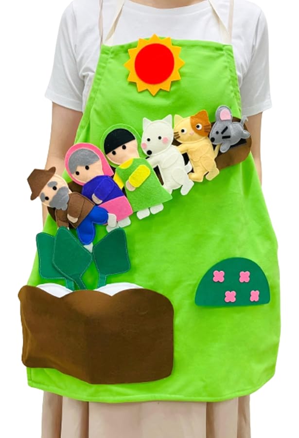 中谷真弓のエプロンシアター!〈2〉大きなかぶ、ねずみのすもう、ほか6