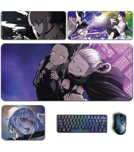 Amazon.co.jp: よふかしのうた マウスパッド ゲーミング デスクマット