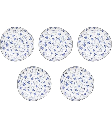 Amazon | ノーブランド品遠藤太郎7寸皿木の葉益子焼19.5センチ2枚