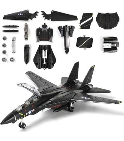 Amazon | SEBUNAS 1:72スケール F-14 トムキャット戦闘機 クイック