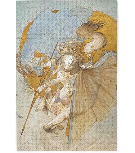 Amazon | 天野喜孝 ジグソーパズル FF6 街 1000PCS | ジグソーパズル