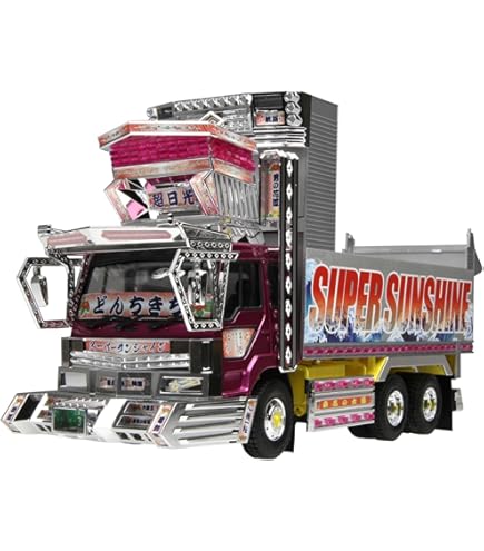 Amazon | 希少アオシマ 1/32 元祖デコトラシリーズ Vol.01 初代唐獅子