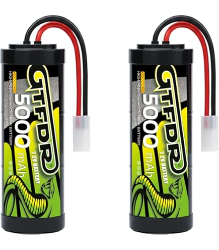 Amazon.co.jp: GTFDR 2組 ラジコン バッテリー 4500mah 大容量 7.2v