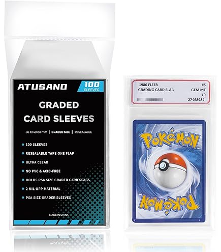 Amazon.co.jp: Cardboard Gold PSA鑑定品用スリーブ PSAロゴ入り 50枚